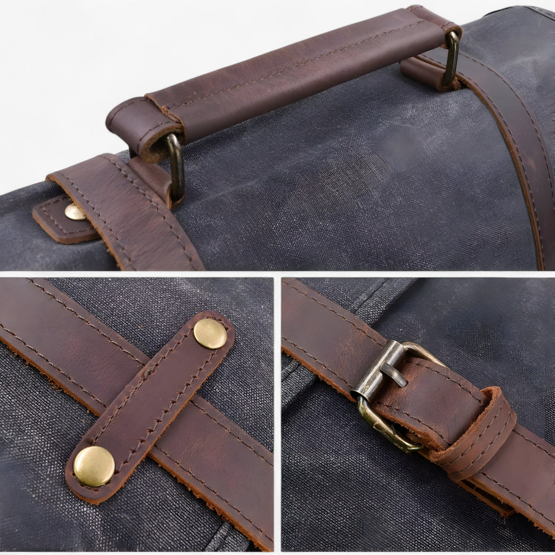 Borsa messenger uomo marrone versatile, per laptop. Tracolla comoda, perfetta per lavoro, università e viaggio.