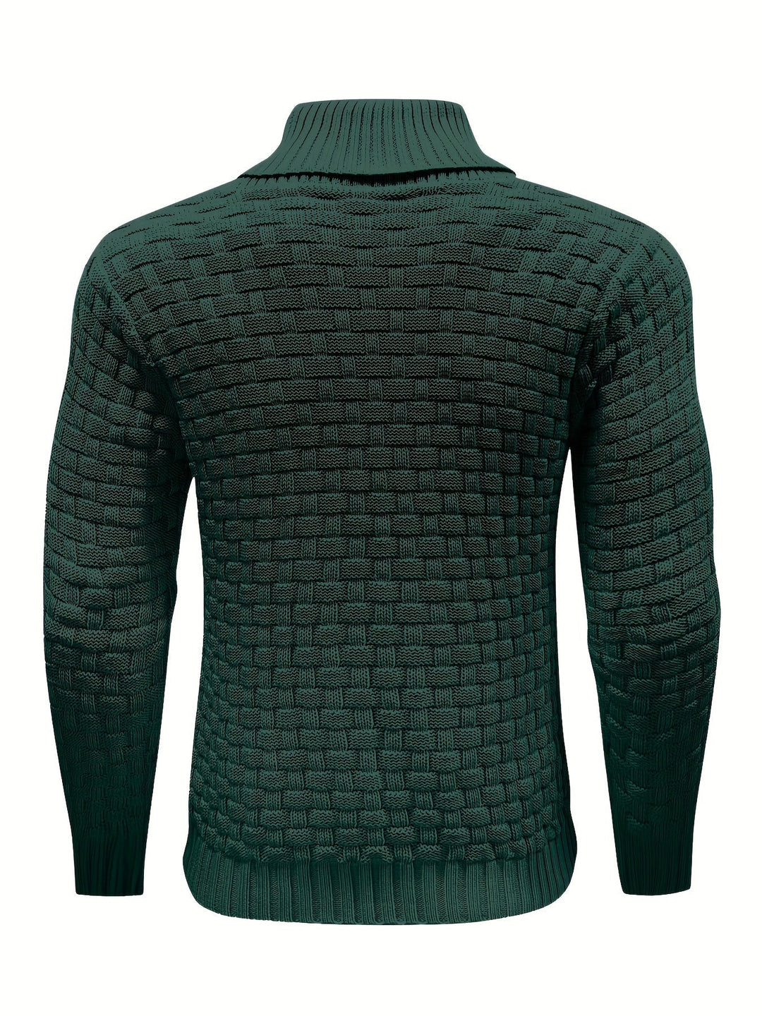 Moda uomo invernale: maglione elegante con collo a sciarpa, comfort e stile superiori.
