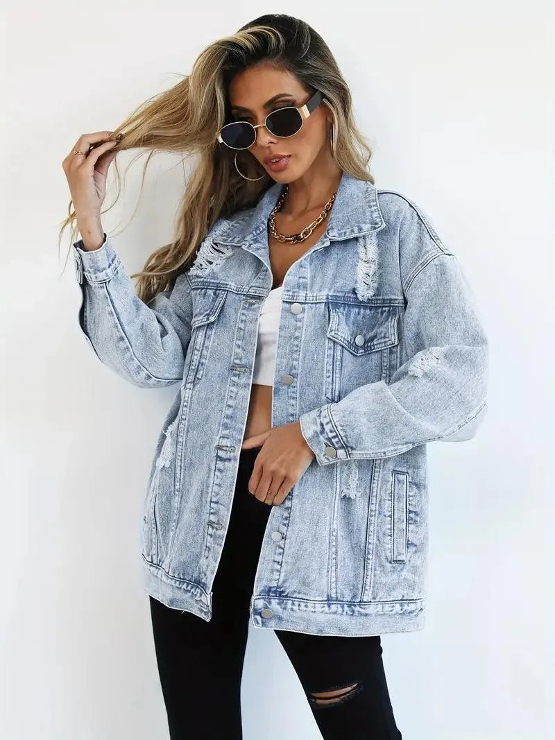 Giacca donna oversize impermeabile foderata, perfetta per autunno e inverno. Calda e casual.