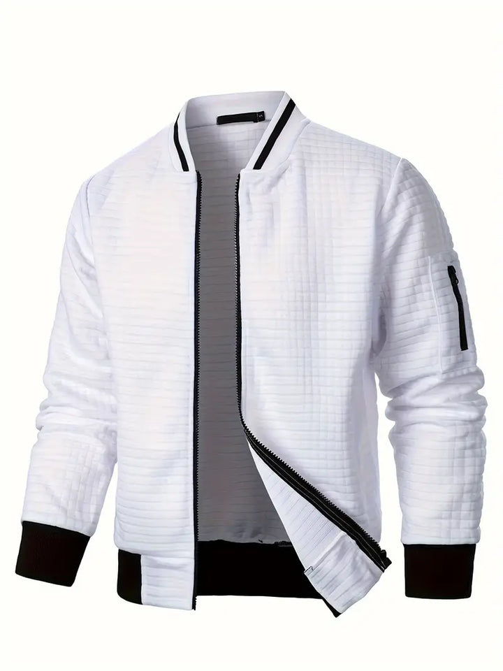 Giacca da uomo casual leggera per la moda maschile versatile.