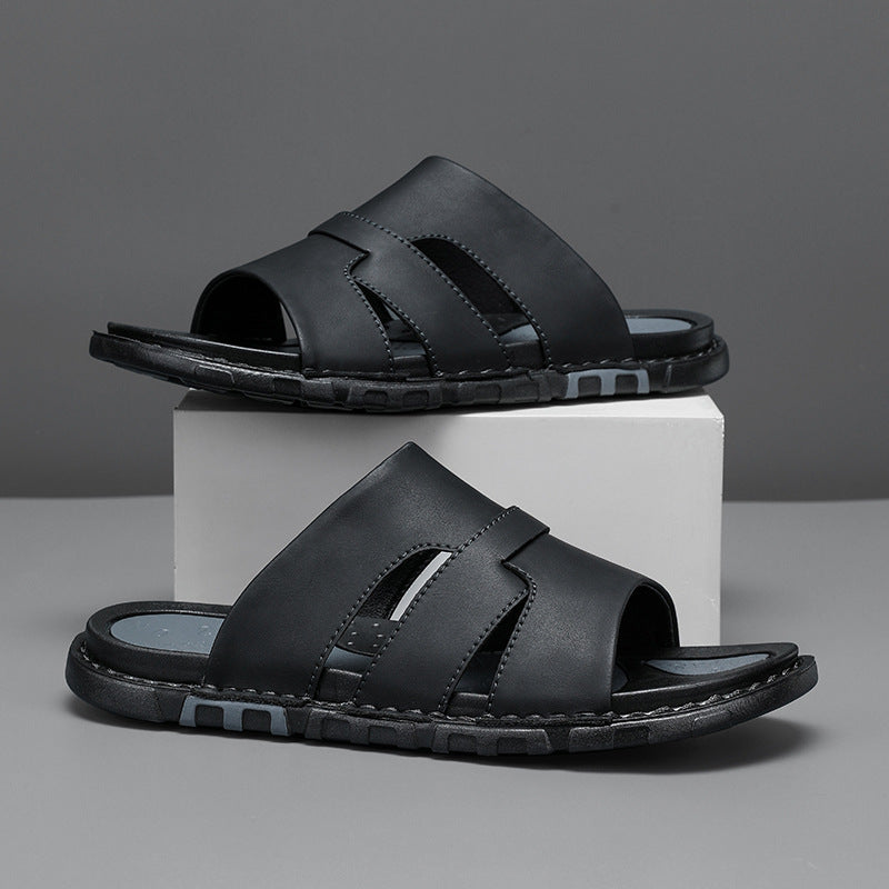 Pantofole uomo eleganti e confortevoli, senza lacci, con suola morbida. Ideali per relax e misure grandi.
