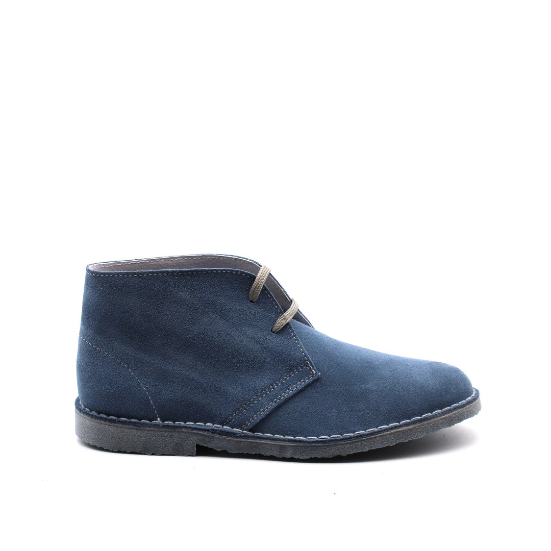 Polacchine uomo blu scamosciate: un mix perfetto di comfort, stile casual ed eleganza con lacci.