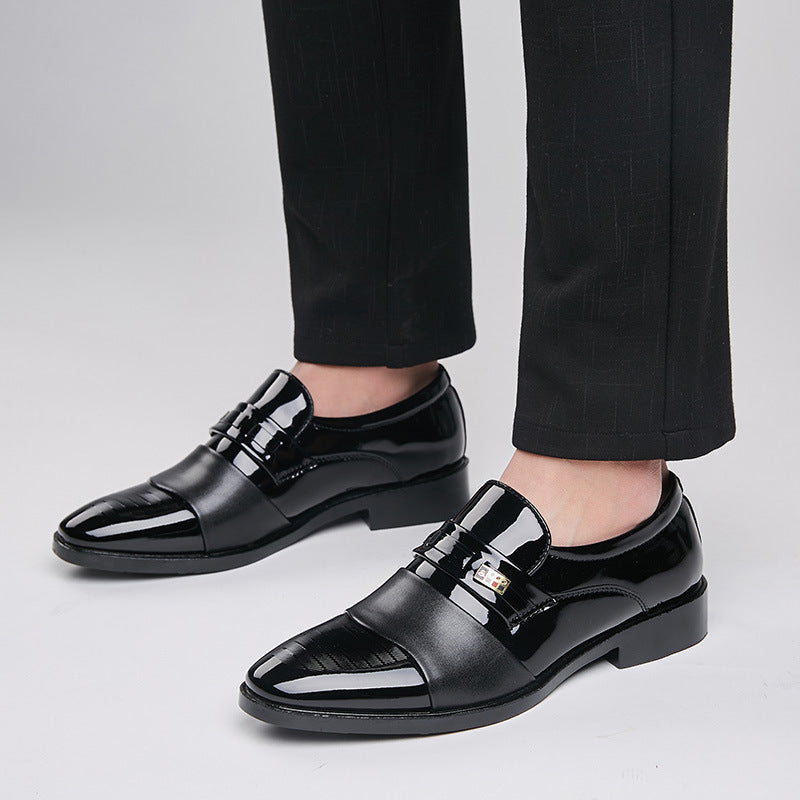 Scarpe da uomo formali professionali per ufficio, nere, con comfort elevato e design classico.