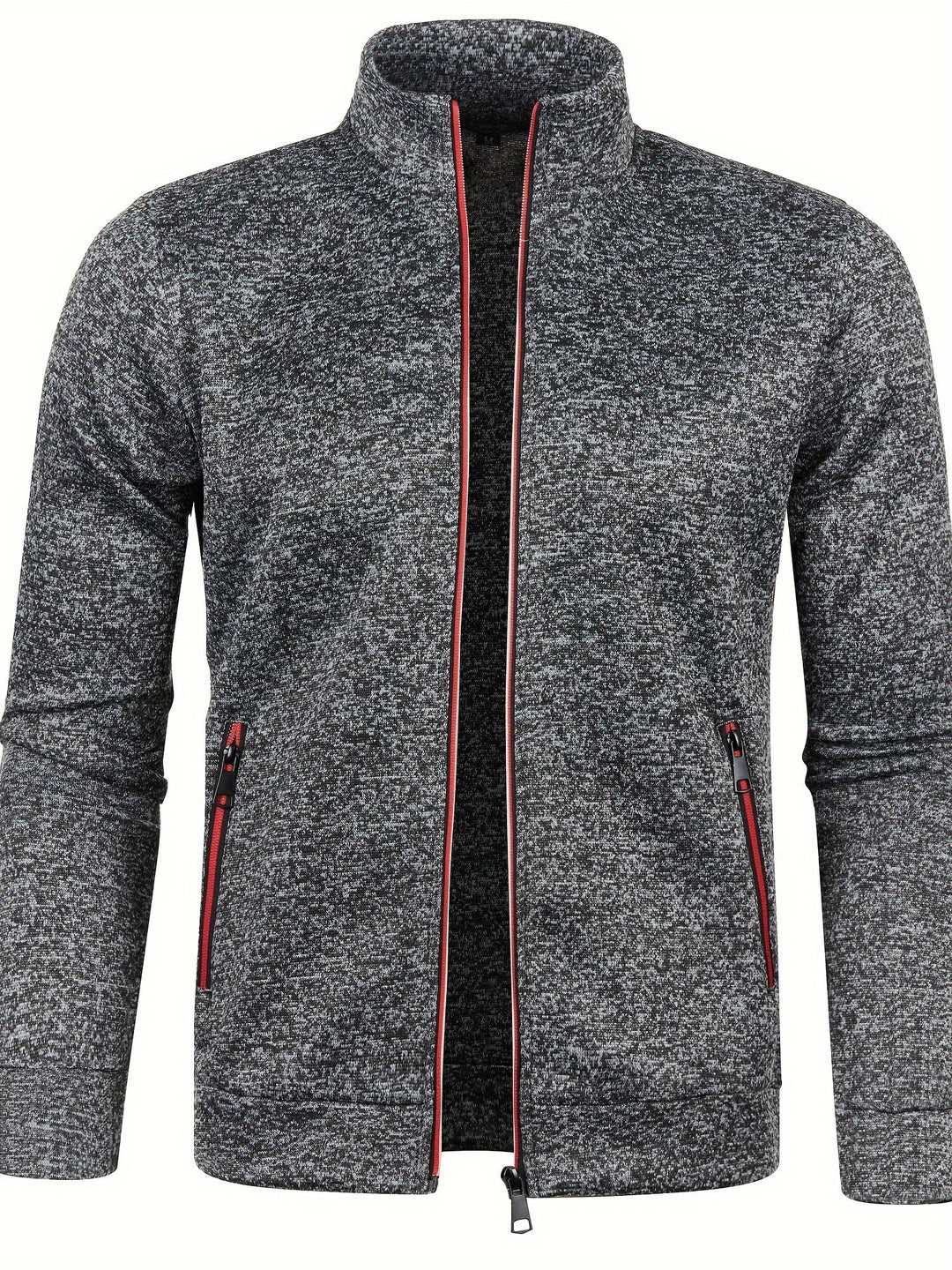 Cardigan uomo confortevole con zip, perfetto per affrontare il freddo con un look casual.