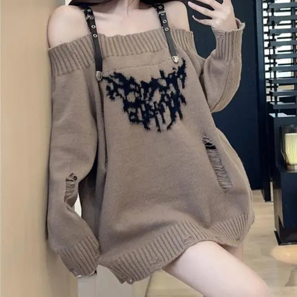 Maglione donna oversize versatile, caldo e confortevole, ottimo per le stagioni autunno e inverno con stile.