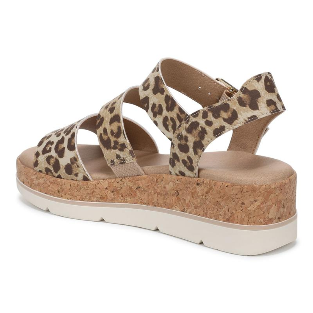 Chiusura regolabile sandali donna leopardati: calzature estive moda, per eleganza e comfort su misura.