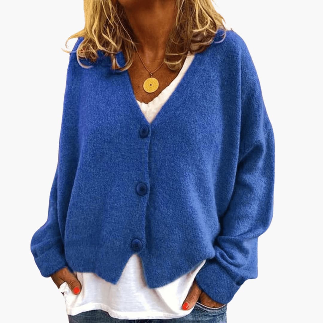 Cardigan primavera autunno: un classico con bottoni, per la moda femminile versatile.
