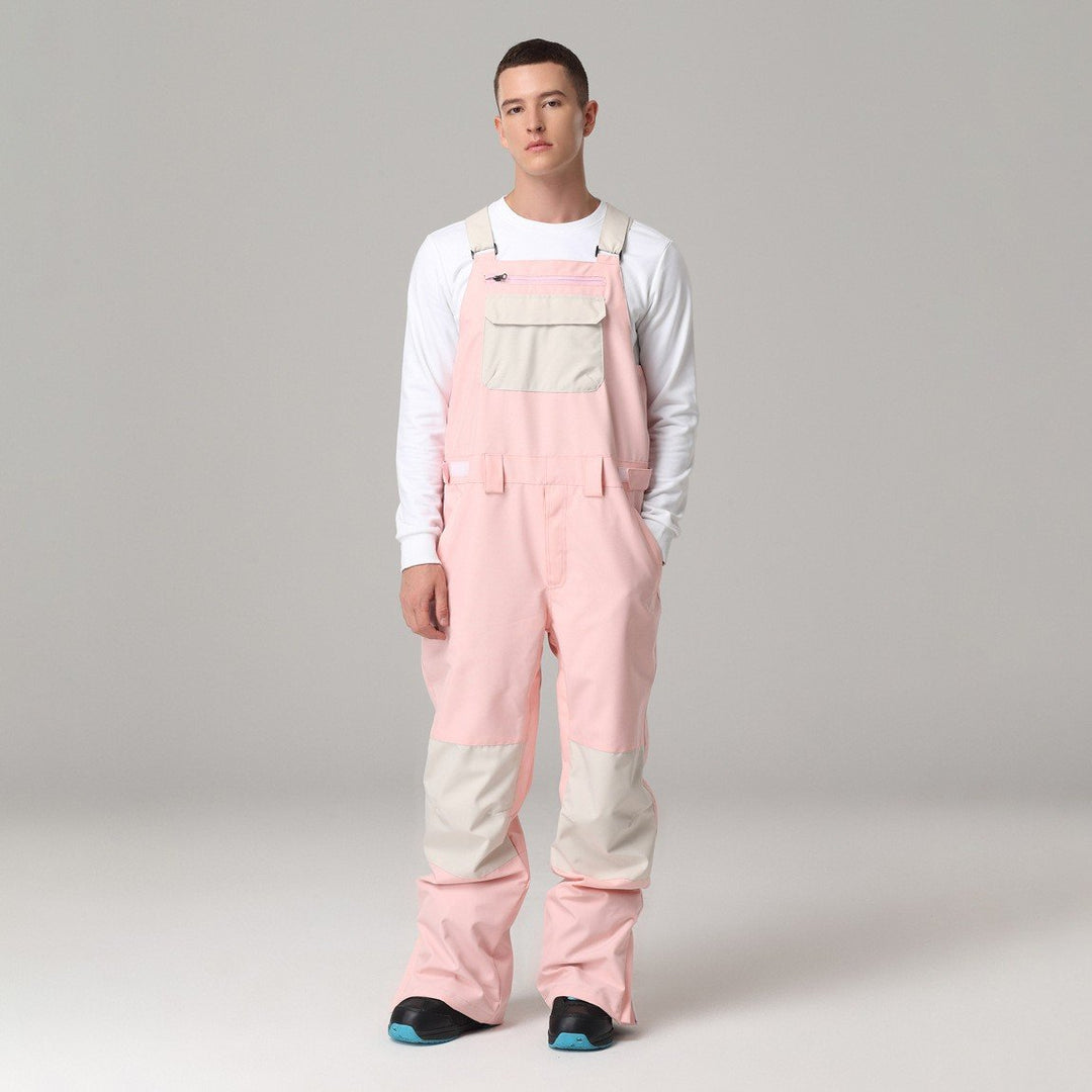 Abbigliamento invernale unisex: salopette da sci con bretelle regolabili, massima protezione neve.