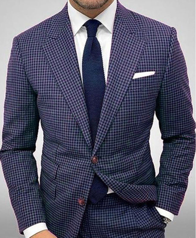 Moda blazer donna slim fit, design a righe autunnale con chiusura a due bottoni.