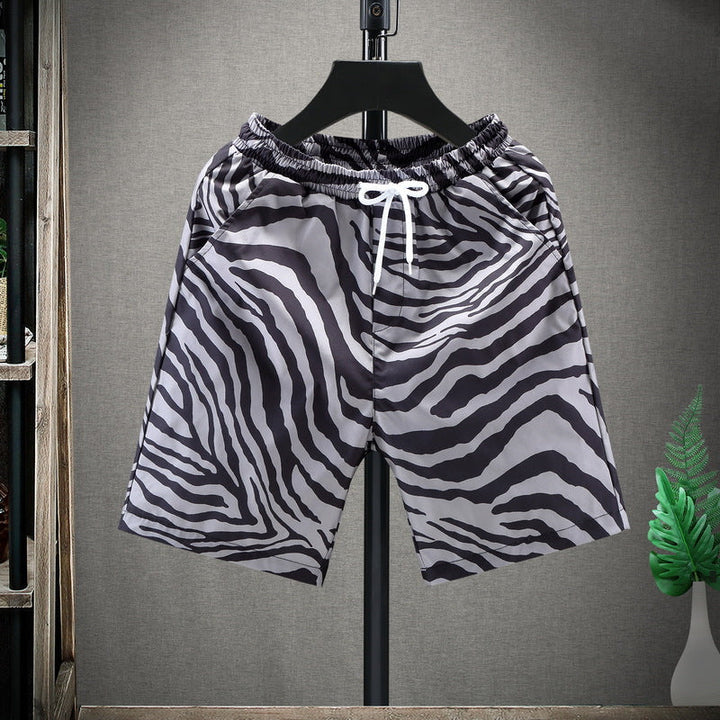 Pantaloni Capri uomo estivi neri a gamba dritta. Freschi, confortevoli e facili da curare per un look casual.