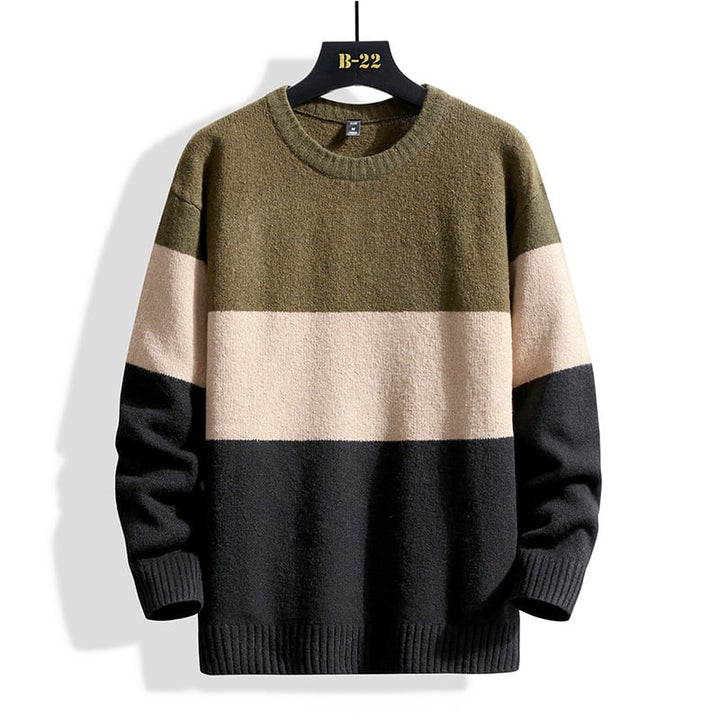Maglione da uomo girocollo per un look casual-elegante. Comfort invernale e autunnale versatile.