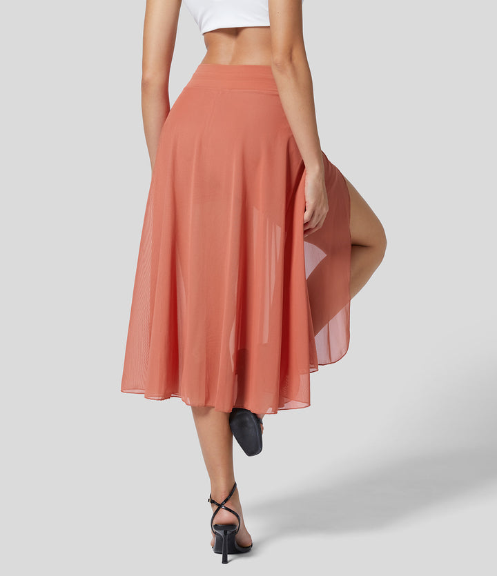 Gonna donna elegante e pratica: midi, vita alta, tasca nascosta. Per ogni occasione.