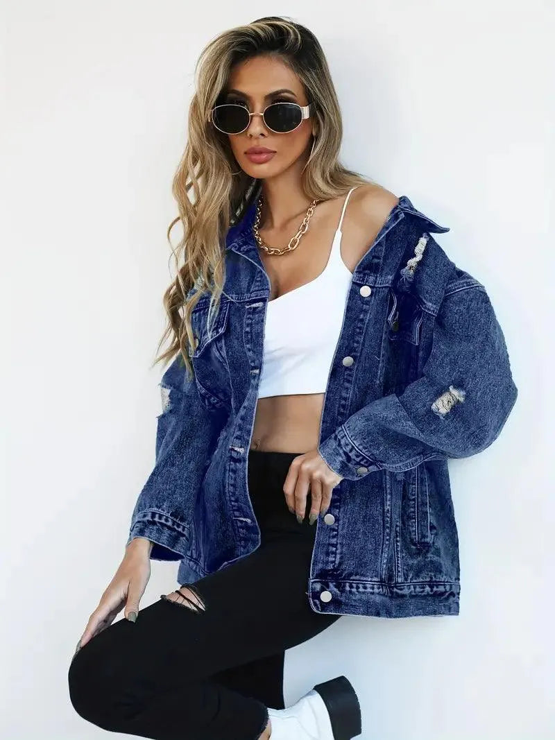 Giacca donna oversize foderata, impermeabile. Un capo moda versatile per autunno e inverno.
