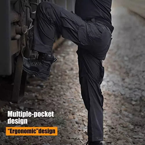 Pantaloni tattici uomo, design moderno e confortevole, abbigliamento uomo versatile.