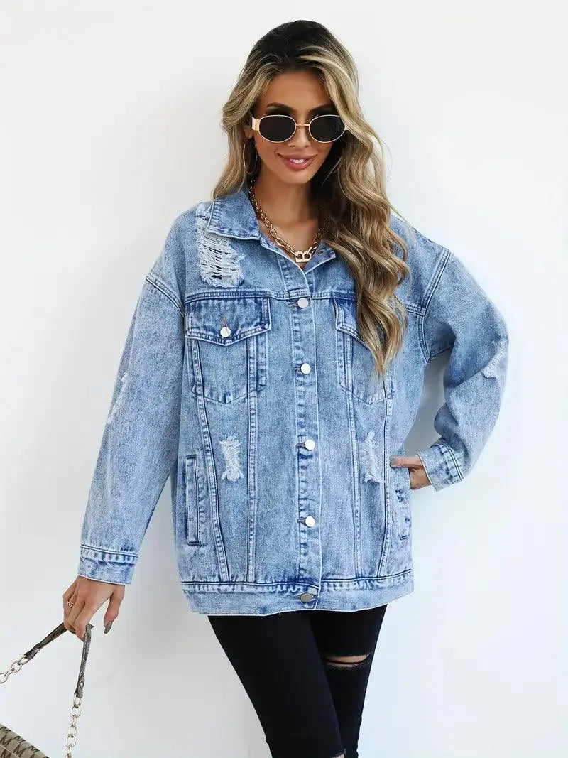 Giacca foderata oversize, impermeabile donna. Ideale per un look moda casual autunnale.