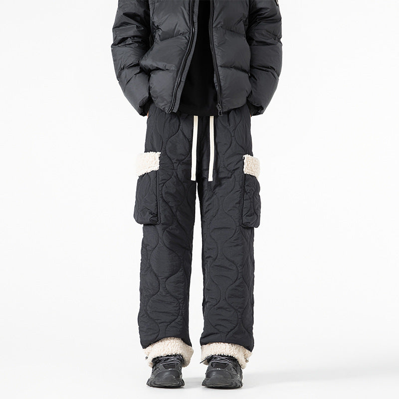 Pantaloni da sci uomo impermeabili e caldi, taglio dritto, perfetti per la neve e la montagna.