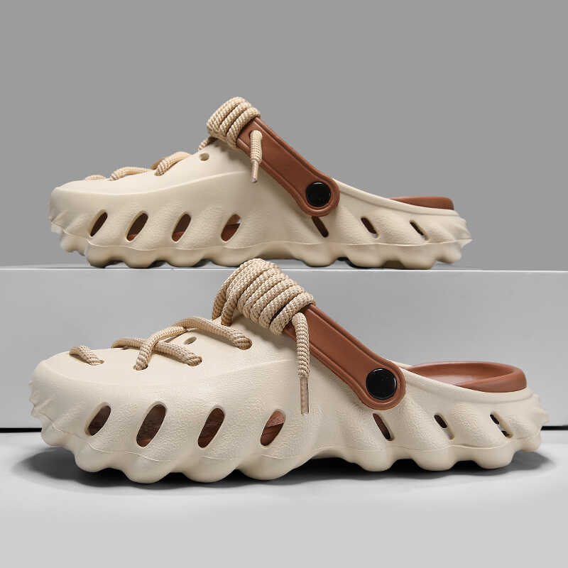 Sandali sabot uomo, design ergonomico, calzata flessibile e materiali traspiranti.