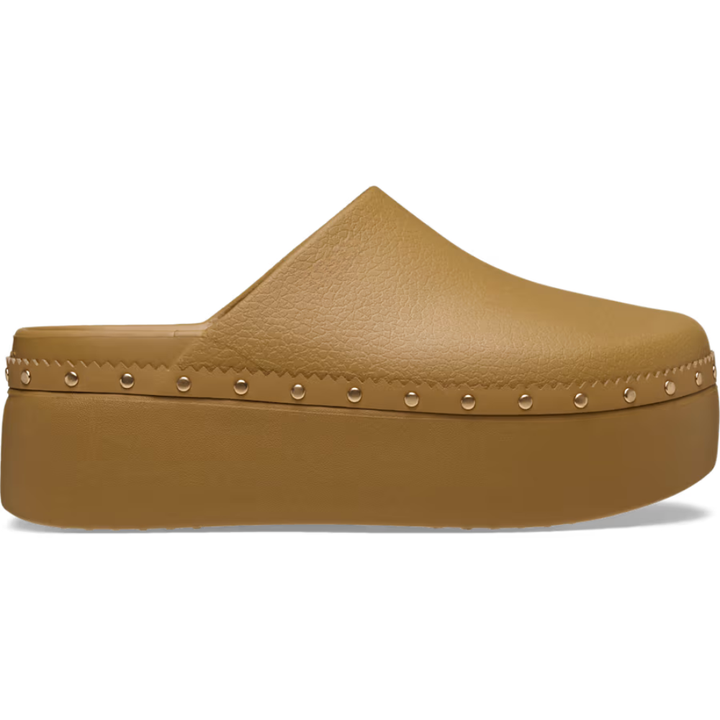 Comodi zoccoli estivi da donna con plateau, calzature ideali per un comfort senza pari. Stile moderno.
