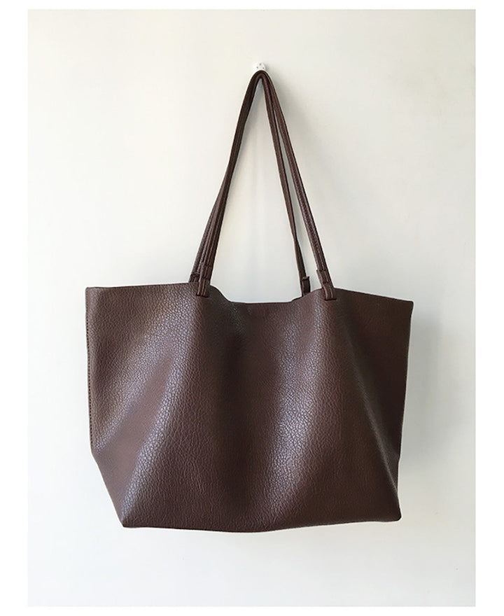 Borsa a tracolla donna in pelle sintetica, versatile per lavoro, shopping e weekend.