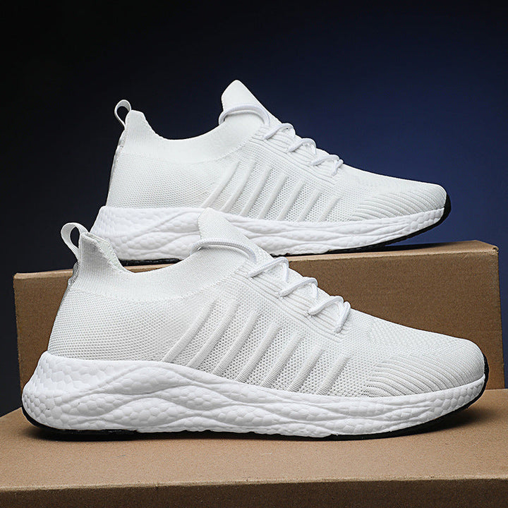 Fashion sneakers athletic unisex mid-top con platform, traspiranti e comode, perfette per ogni stagione e attività.