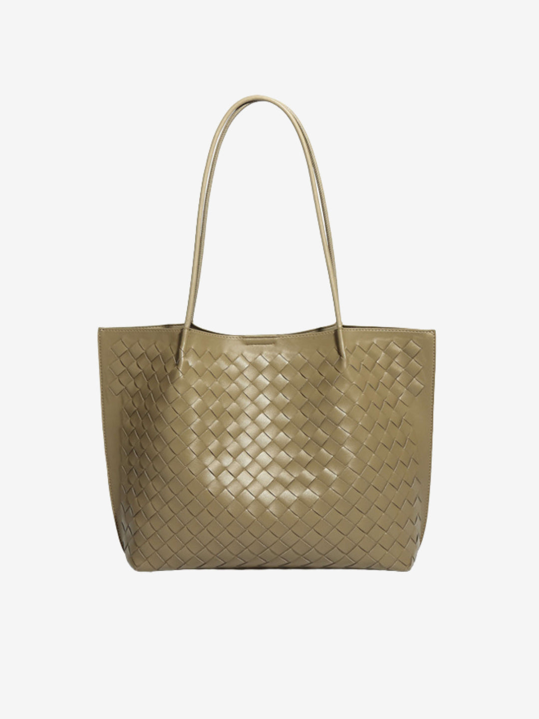 Borsa tote intrecciata da donna, accessorio lavoro elegante e funzionale per l'ufficio.