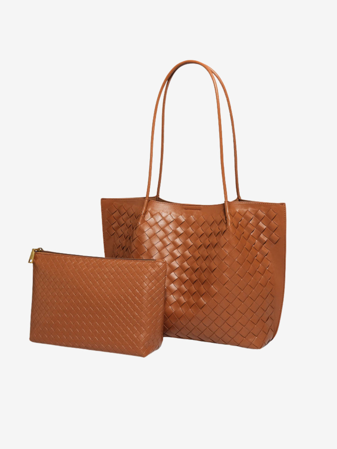 Borsa tote intrecciata donna, spaziosa e chic per ogni occasione, dal lavoro al tempo libero.