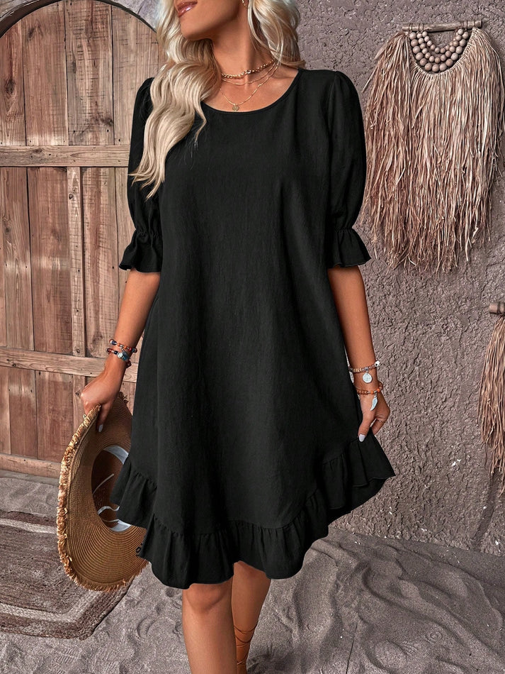 Abito Aurora donna: vestito elegante, moderno e chic. Perfetto per un look raffinato, casual o da cerimonia.