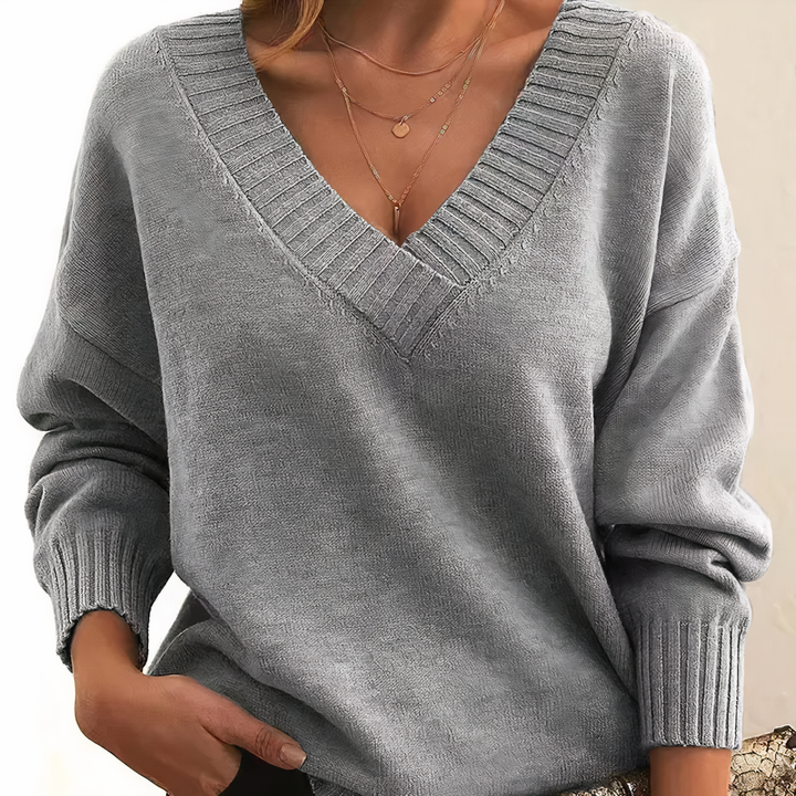 Pullover caldo da donna, stile casual ma elegante, un must-have per la moda femminile autunnale.