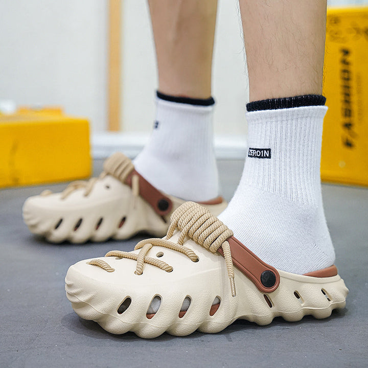 Calzature estive uomo, traspiranti, confortevoli e con vestibilità personalizzabile.