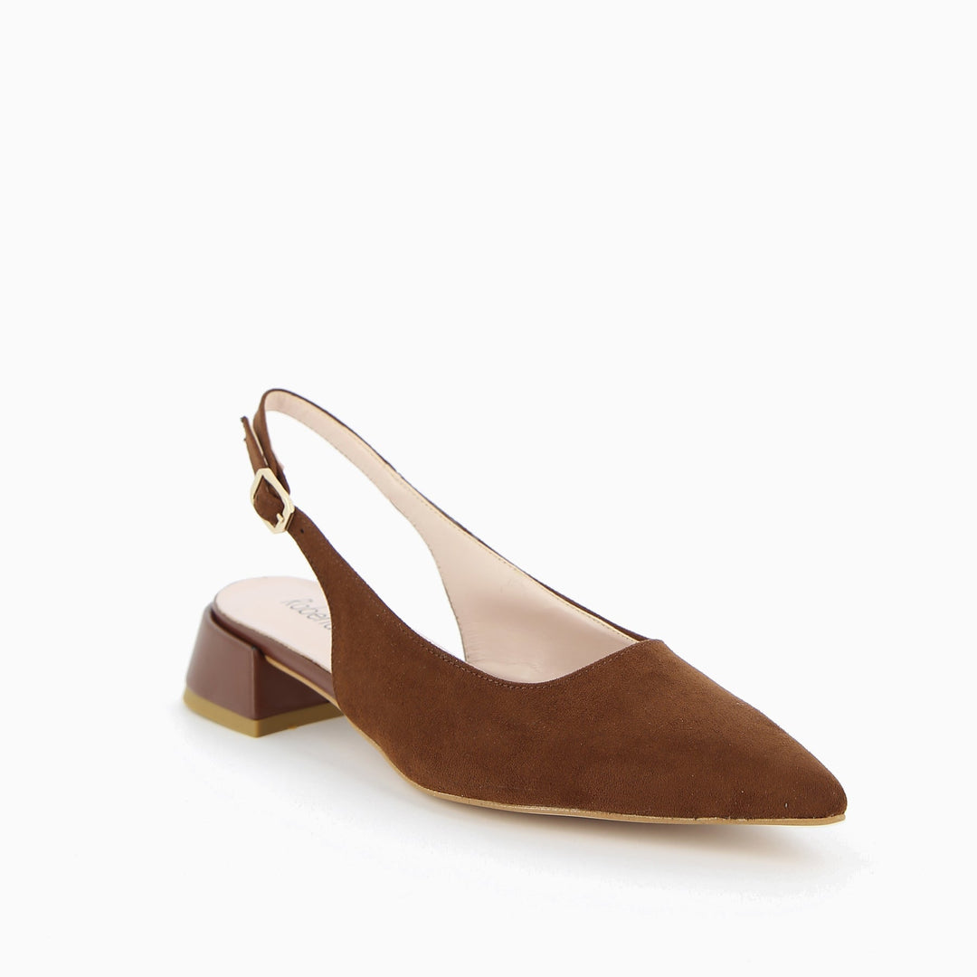 Ballerine slingback donna primavera, perfette per outfit leggeri e chic.