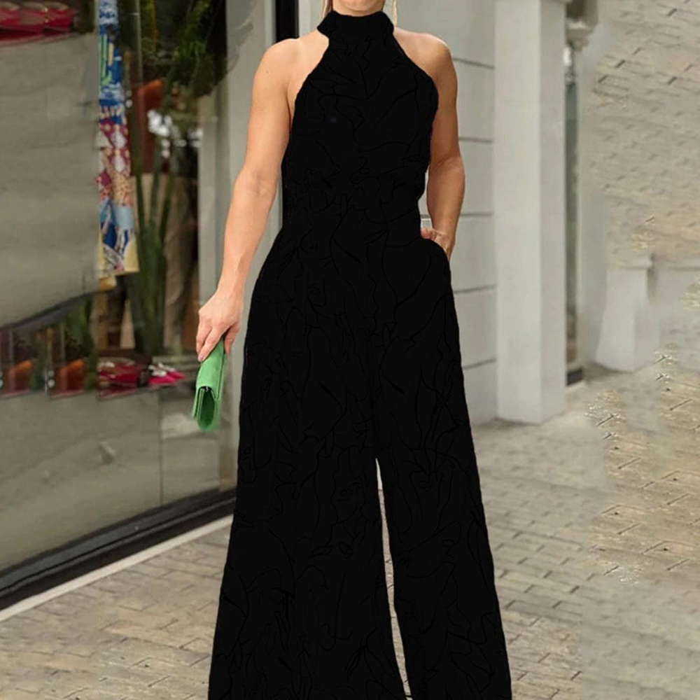 Look quotidiano: tuta donna versatile con cintura regolabile, ideale per l'estate.