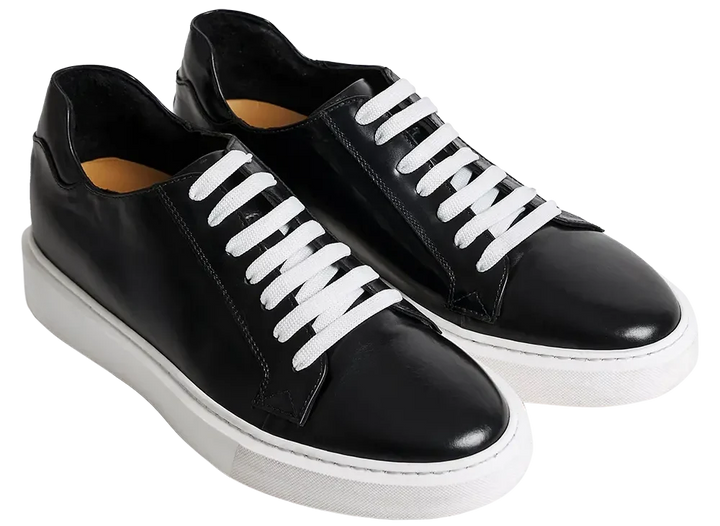 Sneakers nere rialzate da uomo 6 cm, per aumentare la statura con stile casual ed elegante.
