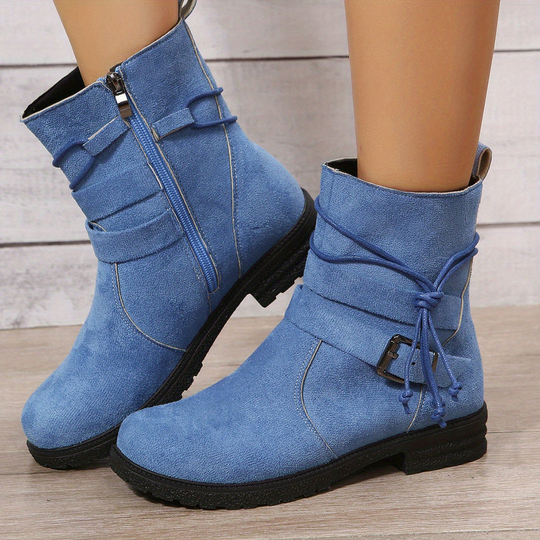 Stivali donna caldi e comodi in pelle, ideali per le giornate fredde. Calzature eleganti per inverno.