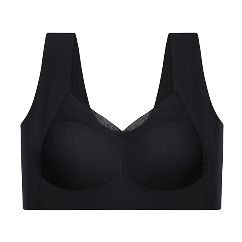 Intimo donna invisibile: reggiseno push-up senza cuciture, per un sostegno morbido e sicuro.
