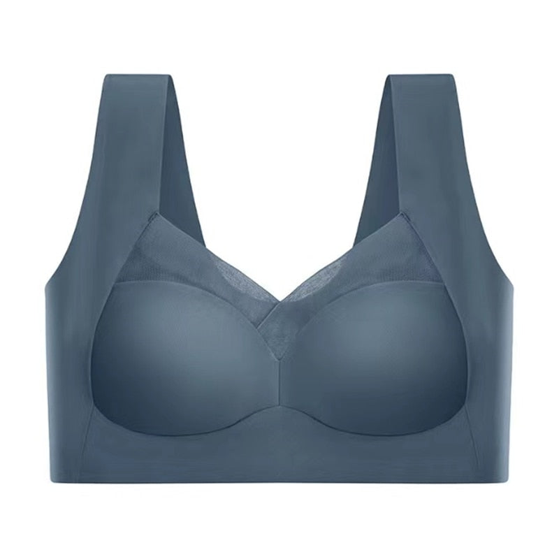 Lingerie comfort: reggiseno push-up senza cuciture, ideale per un look invisibile e discreto.