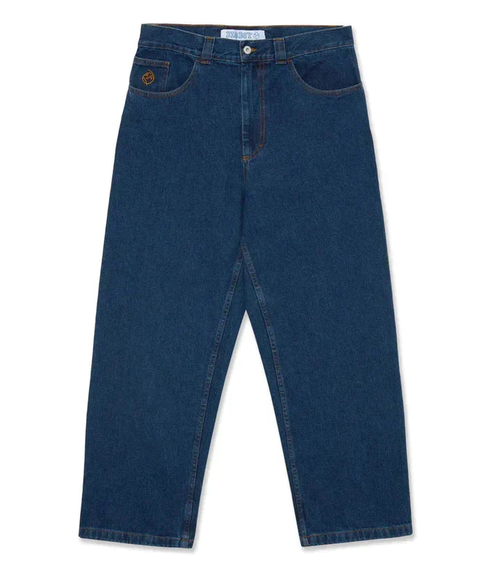 Jeans uomo larghi stile skate, essenziali per streetwear alla moda.