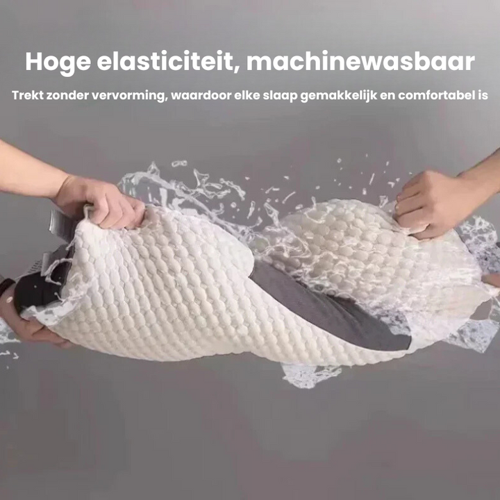 Migliora la qualità del sonno con il cuscino ortopedico massaggiante, per un benessere completo.