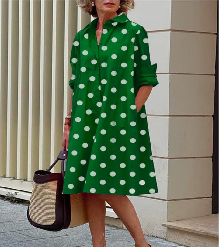 Vestito midi casual donna taglie grandi. Comodo, alla moda, perfetto per estate e quotidiano.
