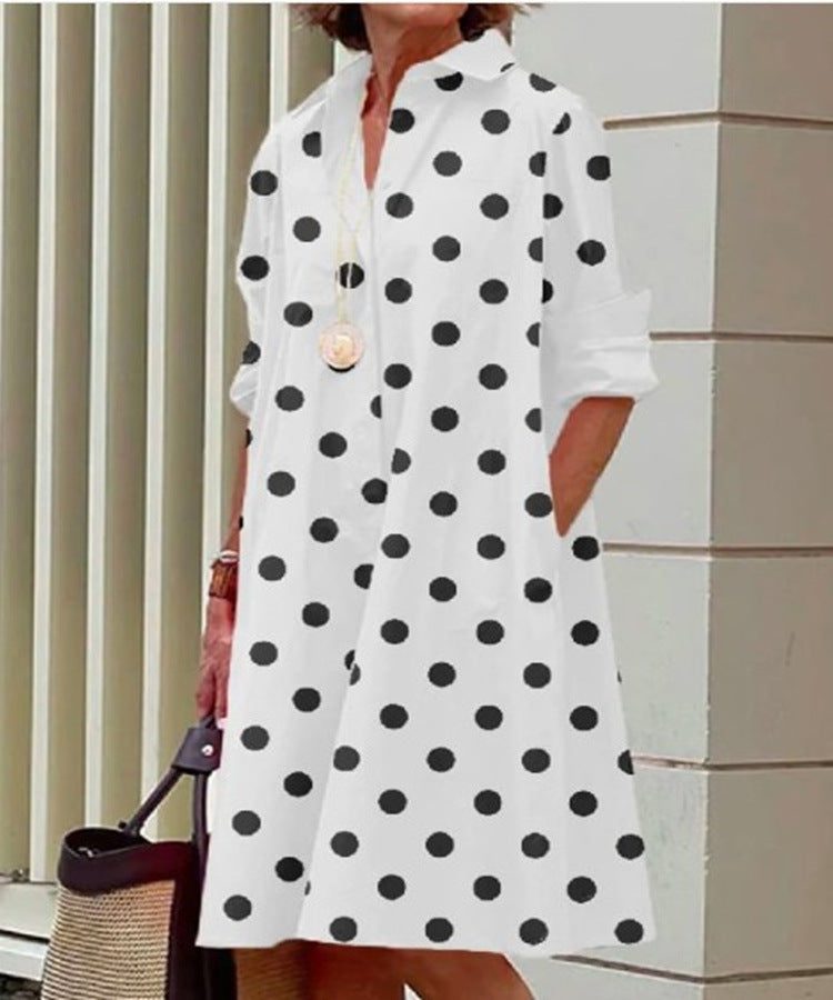 Abito estivo midi donna, leggero e fresco, per giornate di sole. Vestito comodo, stile fluido.