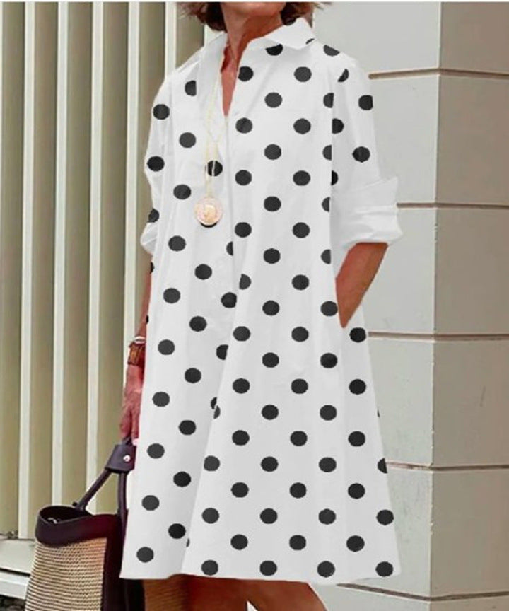 Abito estivo midi donna, leggero e fresco, per giornate di sole. Vestito comodo, stile fluido.