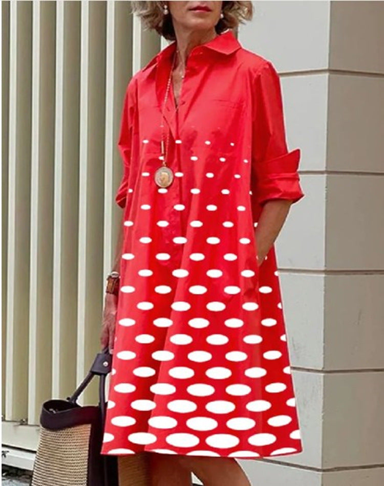 Vestito comodo midi da donna in cotone, per relax quotidiano. Casual, adatto a primavera/estate.