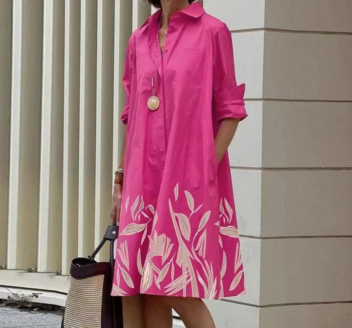 Abito midi donna, eleganza casual. Vestito perfetto per primavera/estate, comodo e fluido.