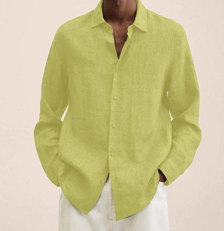 Camicia uomo versatile ed elegante, traspirante e classica, con maniche lunghe per ogni look.