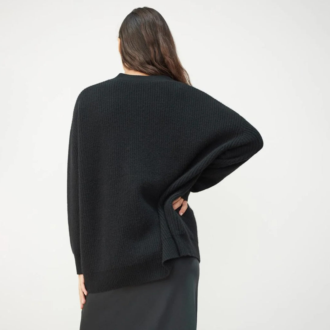 Cardigan oversize da donna per autunno inverno, comodo e di moda, abbigliamento a strati.