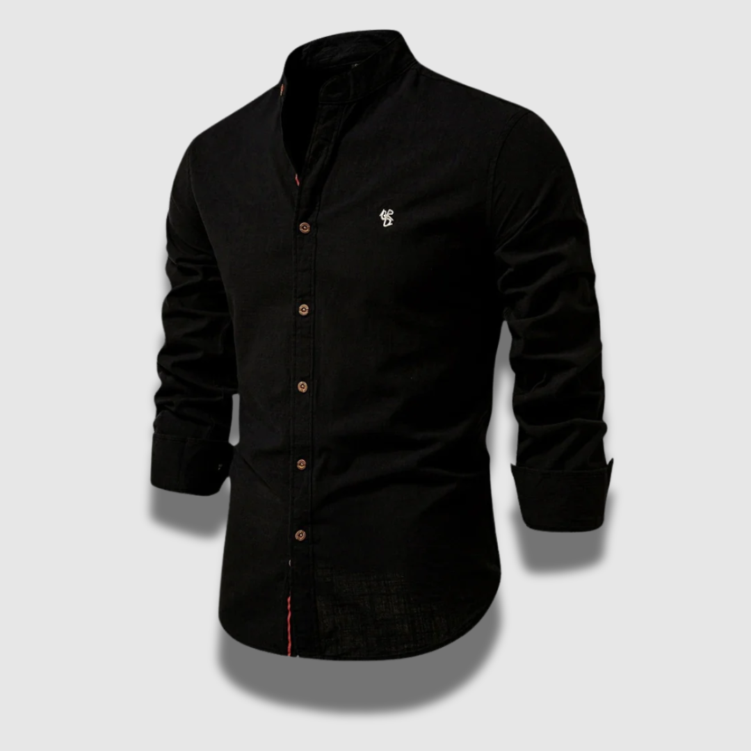 Camicia uomo premium confortevole, a maniche lunghe, perfetta per un look elegante o casual e durevole.