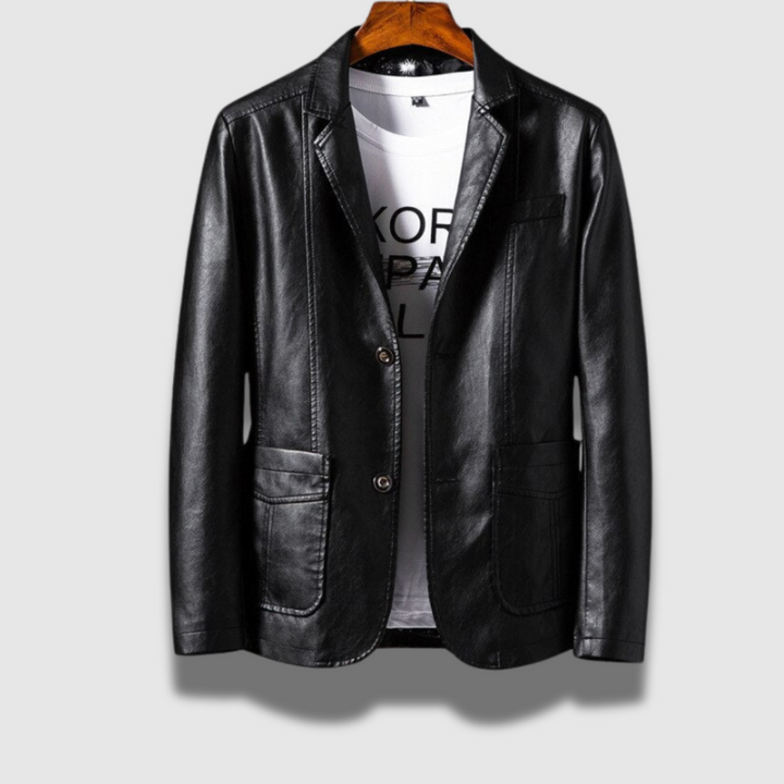 Giacca da motociclista uomo moderna e resistente. Ideale per strada e tempo libero, con stile maschile casual.