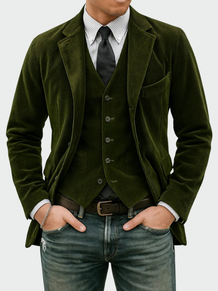 Blazer uomo marrone, giacca elegante versatile, perfetta per abbigliamento maschile e moda uomo.