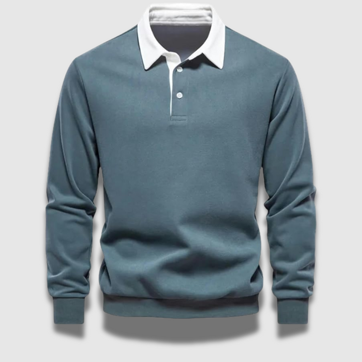 Uomo con maglione traspirante, ideale per outfit quotidiani o serate speciali. Comfort e stile.