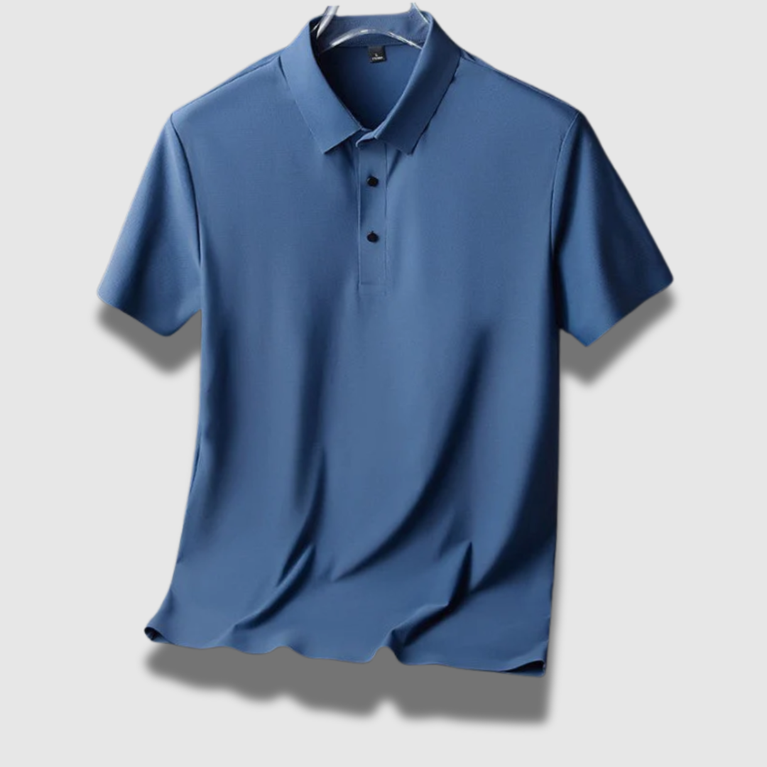 Polo uomo a maniche corte con colletto, stile elegante e versatile. Ideale per moda uomo casual.