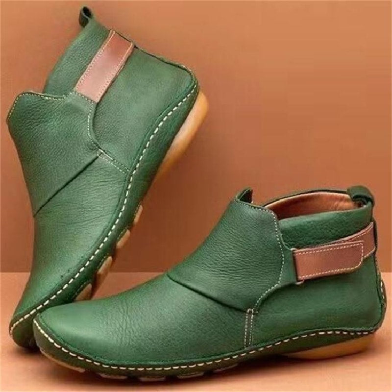 Stivaletti ortopedici comfort da donna per supporto arco e sollievo dolore, ideali per benessere piedi e moda quotidiana.